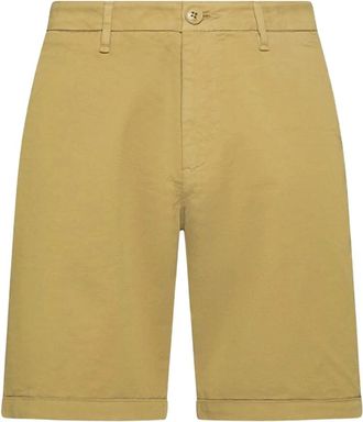 Sun 68 Korte Broeken, Heren, Beige, W32, Casual Chino Shorts voor Mannen
