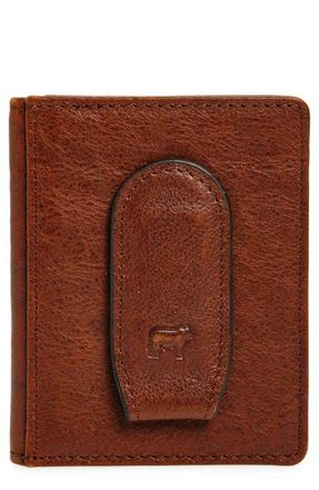 Will Leather Goods Front Pocket Money Clip Wallet in Cognac at Nordstrom