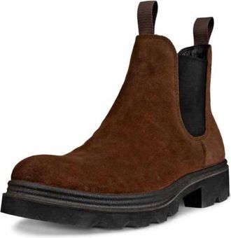 Ecco Mens Grainer Boots In Coffee