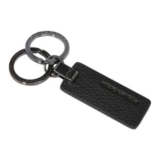 Piquadro Keyrings, male, Black, Size: ONE SIZE Modus Restyling Two-Ring Keychain