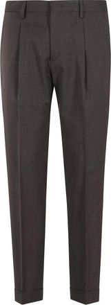 BRIGLIA 1949 Broeken, Heren, Bruin, 2Xl, Leer, Tiberios Broeken