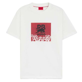 HUGO BOSS Hugo Heren T-shirt met ronde hals van Red Bull (Wit)