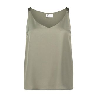 Vera Mont Mouwloze Top - Dames - Tops - Groen - Maat: M