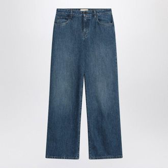 The Row Eglitta Wijde Vervaagde Blauwe Jeans