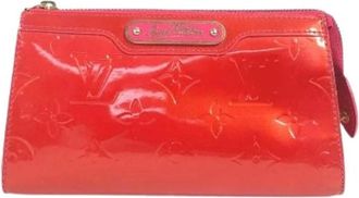 Louis Vuitton Pre-owned Monogram Vernis Pouch - Dames - Vintage Tassen - Rood - ONE Size - Vintage