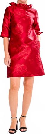 Sara Campbell Viola Mini Dress In Red