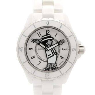 Chanel Pre-owned Vintage Horloge - Heren - Pre-owned - Wit - Maat: ONE Size