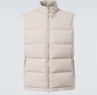 Eleventy Wool-blend down vest