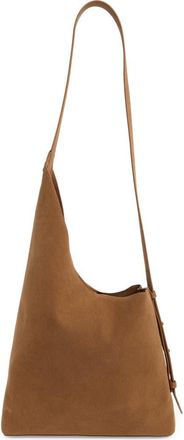 BCBGeneration Faux Suede Asymmetric Shoulder Bag in Caramel at Nordstrom Rack