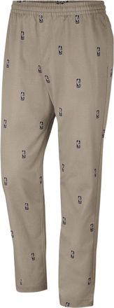 Nike Team 31 Courtside Full Print Logo Elastic Waistband Athleisure Casual Sports Pants Khaki DC0890-247