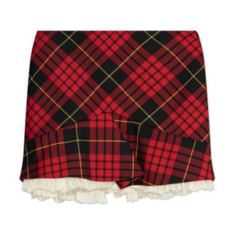 Alexander McQueen Mujer, Faldas, Rojo, Talla: S
