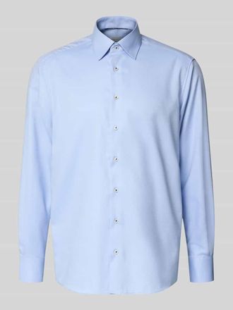 Eterna Regular Fit Business-Hemd mit Kentkragen in Bleu, Gr&ouml;&szlig;e 40