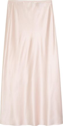 Joseph Isaak Silk Midi Slip Skirt - Rose - 44 (UK16 / XL)