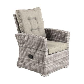 ED&Egrave;N JARD&Iacute; Sill&oacute;n de jard&iacute;n aluminio gris claro