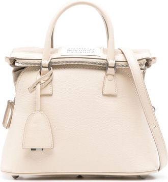 Maison Margiela 5AC tote bag - women - Calf Leather/Polyester/Cotton - OS - Neutrals