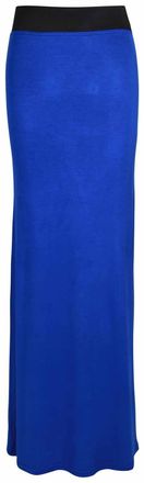 Purple Hanger Womens Plain Skirt Small / Medium Royal Blue