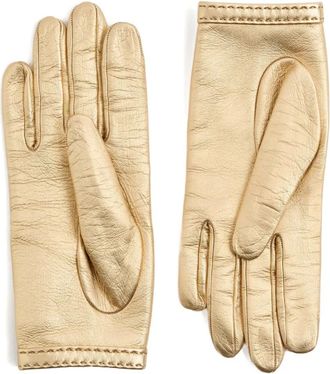Valentino Garavani Guanti con mezze dita - Oro
