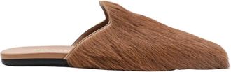 Prada Stijlvolle Sandalen voor de Zomer - Dames - Slip ons - Beige - 36 EU - Schoenen