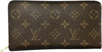 Louis Vuitton Pre-owned Monogram Long Wallet - Dames - Vintage Accessoires - Bruin - ONE Size - Vintage