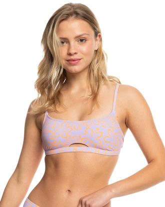 Roxy Bandeau-Bikini-Top ROXY Hawaiian Heat, Damen, Gr. XL, Cup B, orange (mock orange hawaiianheat), Obermaterial: 85% Nylon, 15% Elasthan;, Bikini-Obertei