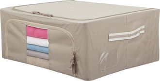 KASANOVA Scatola armadio 50x40x20 cm doppia cerniera tortora