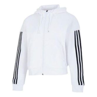 adidas (WMNS) adidas Must Have Knit Jacket Asia Sizing White HM7049