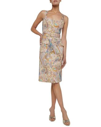 L'agence Lagence Idy Button Front Tank Dress