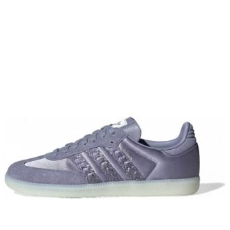 adidas (WMNS) adidas Samba OG Satin Silver Violet HQ5159