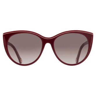 Carolina Herrera Brown Gradient Cat Eye Ladies Sunglasses HER 0142/S 0R9S/HA 56