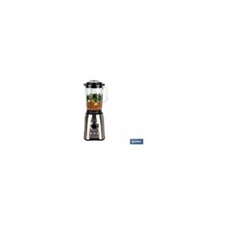 cofan Batidora De Vaso El&eacute;ctrica 1000w, Acero Inoxidable, Vaso De Vidrio 6mm, 3 Programas