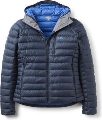 RAB Microlight Alpine Hoody Daunenjacke f&uuml;r Damen | blau