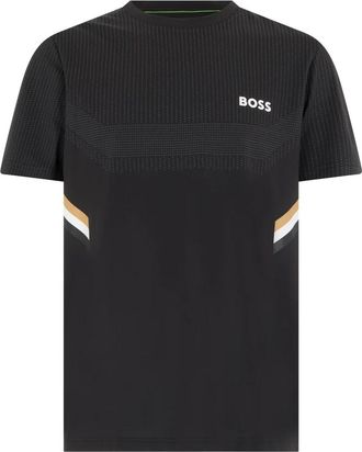 HUGO BOSS Tee Tech TOC - Heren - T-shirts - Zwart - M - Polyester - Tops