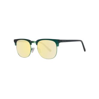 Benetton Sunglasses, unisex, Green, ONE SIZE, Green Acetate Mirror Sunglasses