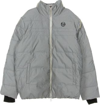 Sergio Tacchini Zilveren Jas - Heren - Winterjassen - Grijs - S - Polyester - Jassen