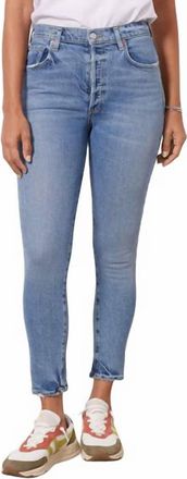 A Gold E Nico High Rise Slim Jeans In Blame