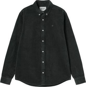 Carhartt Work in Progress Camicia in Corduroy Madison L/S - - Shirts - Uomo - Nero - L