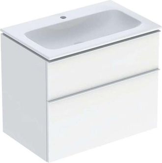 Keramag Keramag - Geberit Icon Set Mueble Lavabo Con Mueble Bajo Lavabo, 2 Cajones