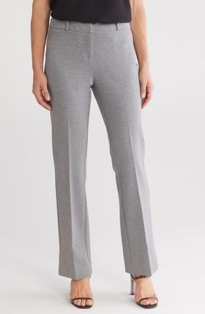 Amanda + Chelsea Pinstripe Slim Knit Pants in Light Grey at Nordstrom Rack, Size 10