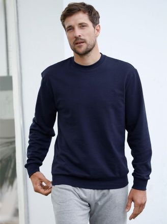Catamaran Sweatshirt CATAMARAN, Herren, Gr. 44/46, blau (marine), 100% Baumwolle, unifarben, Rundhals, Sweatshirts Sweatshirt