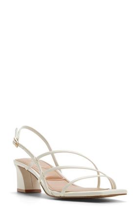 Aldo Maegan Strappy Sandal in White at Nordstrom, Size 7.5