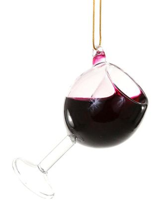Cody Foster & Co. Glass of Wine: Cabernet Ornament