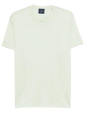 Paul & Shark Light Green Solid T-Shirts