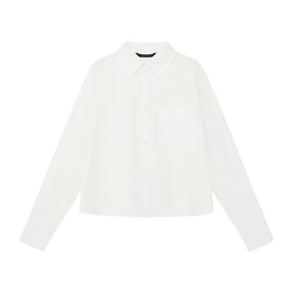 A|X Armani Exchange Mujer, Blusas y Camisas, Blanco, Talla: S