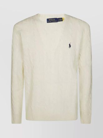 Polo Ralph Lauren cable-knit wool and cashmere sweater