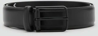 Mango Cintura 100% pelle bovina nero - Uomo - 100 - MANGO MAN