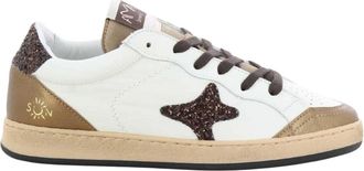 Ama brand Ama Damesschoenen Brons 4373 - Dames - Sneakers - Wit - 36 EU - Schoenen