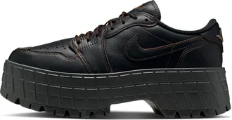 Nike Jordan Womens Air Jordan 1 Brooklyn Low Shoes in Black | HF3184-002