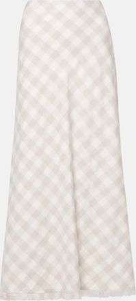 SIMKHAI Gonna lunga Noelle a quadri