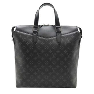 Louis Vuitton Pre-owned Monogram Eclipse Tote Explorer Briefcase - Heren - Vintage Shopper - Zwart - ONE Size - Leer - Vintage