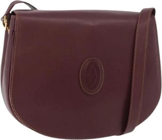 Cartier Pre-owned Cross Body Bags, female, Red, Size: ONE SIZE Pre-owned Vintage Shoulder Bag